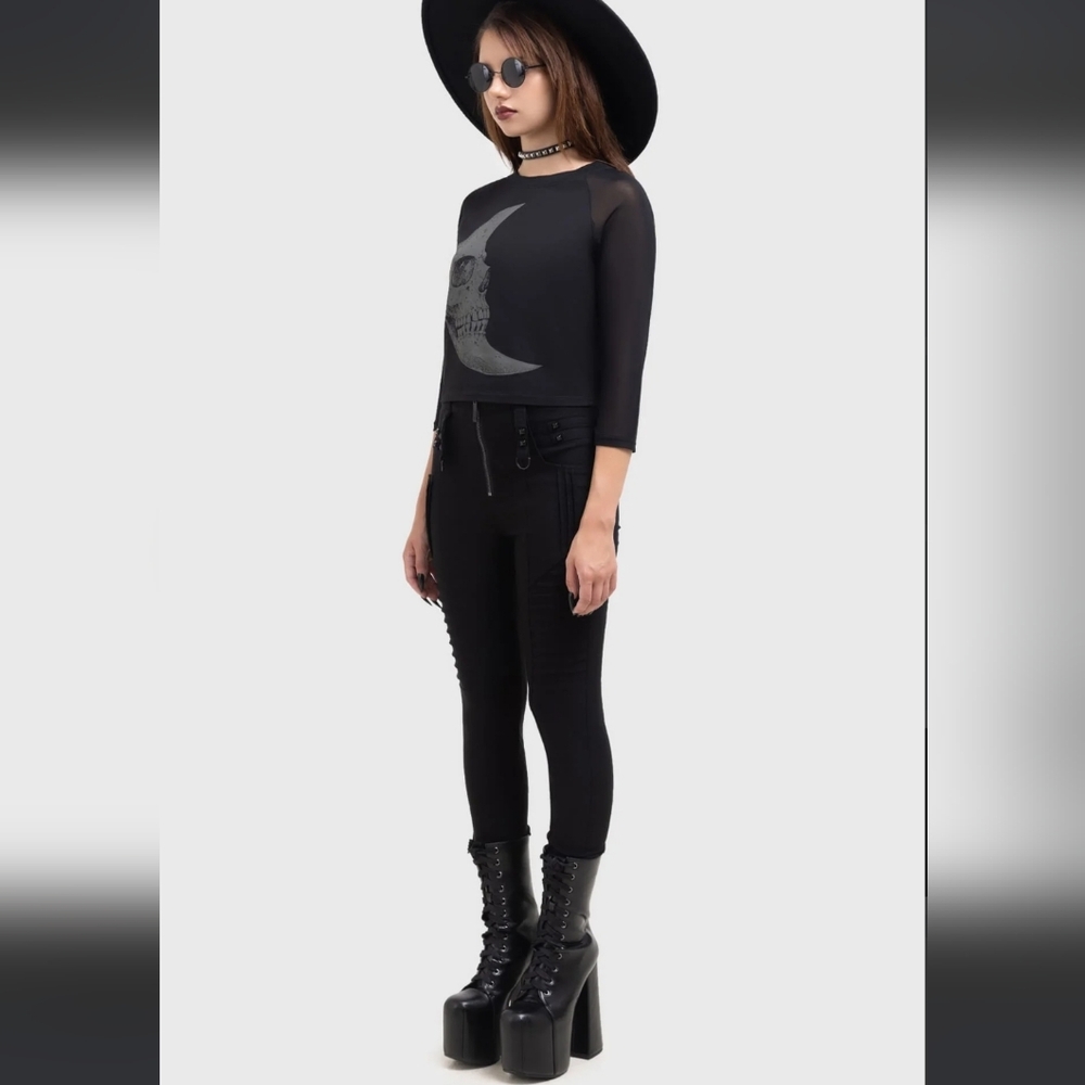 NWT Killstar Black Gothic Pants PLEASE READ DESCRIPTION - Picture 2 of 9